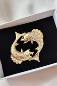 Pisces Duygusal Balık Broşu thumbnail 4