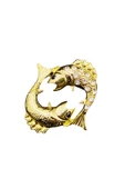 Pisces Duygusal Balık Broşu thumbnail 5