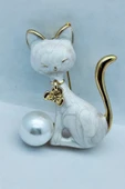 Asil Kedi Broş thumbnail 2