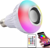 Bluetooth Hoparlör Akıllı Led Ampul Lamba (5250) thumbnail 3