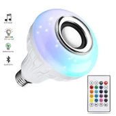 Bluetooth Hoparlör Akıllı Led Ampul Lamba (5250) thumbnail 4