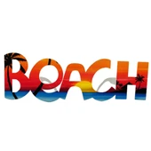 Beach Yazılı Parti Gözlüğü thumbnail 2