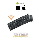 Multimedya Q Klavye Ve Mouse Seti thumbnail 2