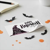 Happy Halloween Temalı Duvar Stickerı thumbnail 4
