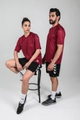 Hummel Dream Antrenman Tişört Bordo thumbnail 5