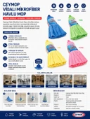 Ceymop Vidalı Mikrofiber Havlu Mop thumbnail 1