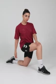 Hummel Dream Antrenman Tişört Bordo thumbnail 3