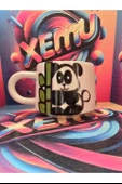 El Yapımı Panda İşlemeli Kupa thumbnail 3