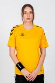 Hummel Line Antrenman Tişört Sarı thumbnail 2