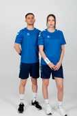 Hummel Line Antrenman Tişört Mavi thumbnail 3
