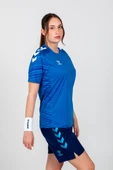 Hummel Line Antrenman Tişört Mavi thumbnail 4