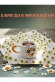 El Yapımı Çiçek Ve Papatya İşlemeli Kupa thumbnail 1