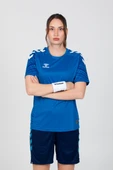 Hummel Line Antrenman Tişört Mavi thumbnail 2