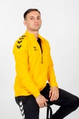 Hummel Line Kamp Eşofman Üstü Sarı thumbnail 4