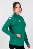 Hummel Line Antrenman Eşofman Üstü Yeşil thumbnail 4
