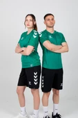 Hummel Line Kamp Tişört Yeşil thumbnail 3