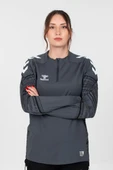 Hummel Line Antrenman Eşofman Üstü Antrasit thumbnail 2