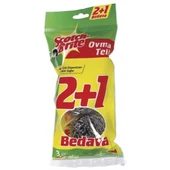 Scotchbrite Paslanmaz Çelik Bulaşık Teli 3'lü thumbnail 2