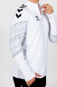 Hummel Line Antrenman Eşofman Üstü Beyaz thumbnail 6