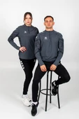 Hummel Line Antrenman Eşofman Üstü Antrasit thumbnail 3