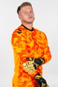 Hummel Line Kaleci Tek Üst Forma Neon Turuncu thumbnail 3