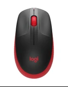 Logitech M190 Kablosuz Optik Mouse Kırmızı - Siyah thumbnail 1