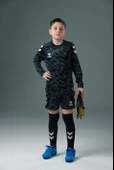 Hummel Line Kaleci Tek Üst Forma Siyah Çocuk thumbnail 4