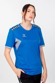Hummel Otantik Antrenman Tişört Mavi thumbnail 2