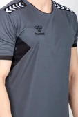 Hummel Otantik Antrenman Tişört Antrasit thumbnail 6