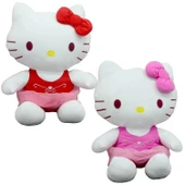 Sunman Peluş Hello Kitty Elbiseli Kurdeleli 36Cm thumbnail 4