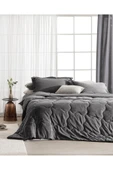 Madame Coco Kaira Tek Kişilik Comforter Set - Antrasit thumbnail 1