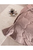 Madame Coco Kaira Tek Kişilik Comforter Set - Pudra thumbnail 4