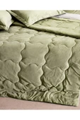 Madame Coco Kaira Tek Kişilik Comforter Set - Haki thumbnail 4