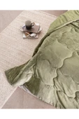 Madame Coco Kaira Tek Kişilik Comforter Set - Haki thumbnail 2