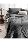 Madame Coco Kaira Tek Kişilik Comforter Set - Antrasit thumbnail 2
