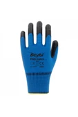 PN5 Zebra Polyester Örme Nitril Eldiven Mavi - 5 Çift thumbnail 3