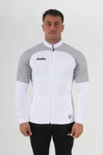 Diadora Premium Kamp Eşofmanı Tek Üst Beyaz thumbnail 1