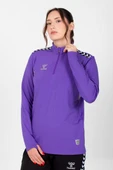 Hummel Otantik Antrenman Eşofman Üstü Mor thumbnail 5
