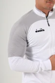 Diadora Premium Kamp Eşofmanı Tek Üst Beyaz thumbnail 5