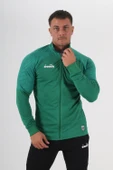 Diadora Premium Kamp Eşofmanı Tek Üst Yeşil thumbnail 2