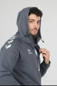 Hummel Armin Pro Pamuklu Sweatshirt Antrasit thumbnail 6