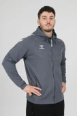 Hummel Armin Pro Pamuklu Sweatshirt Antrasit thumbnail 1