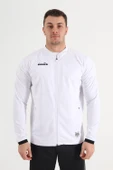 Diadora Elite Kamp Eşofmanı Tek Üst Beyaz thumbnail 1
