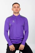 Hummel Otantik Antrenman Eşofman Üstü Mor thumbnail 1