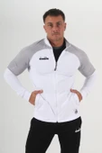 Diadora Premium Kamp Eşofmanı Tek Üst Beyaz thumbnail 3