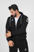 Hummel Armin Pamuklu Sweatshirt Siyah thumbnail 3