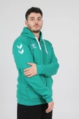 Hummel Armin Pamuklu Sweatshirt Yeşil thumbnail 6