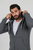 Hummel Armin Pamuklu Sweatshirt Antrasit thumbnail 5