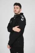 Hummel Armin Pro Pamuklu Sweatshirt Siyah thumbnail 4