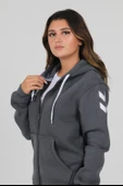 Hummel Armin Pamuklu Sweatshirt Antrasit thumbnail 4